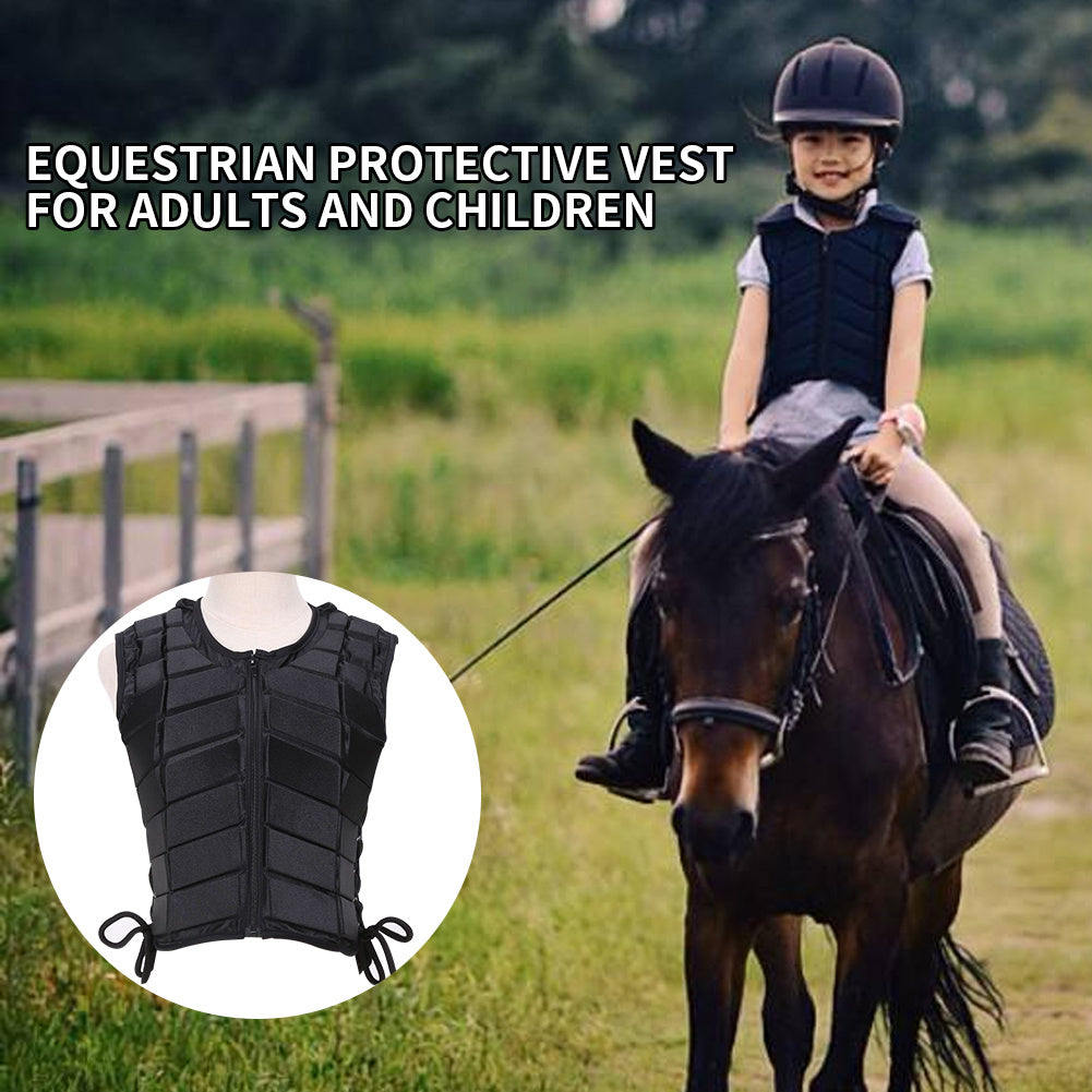 Horse Racing, Adult And Child Vests, Riding Protective Clothing, And Equipment